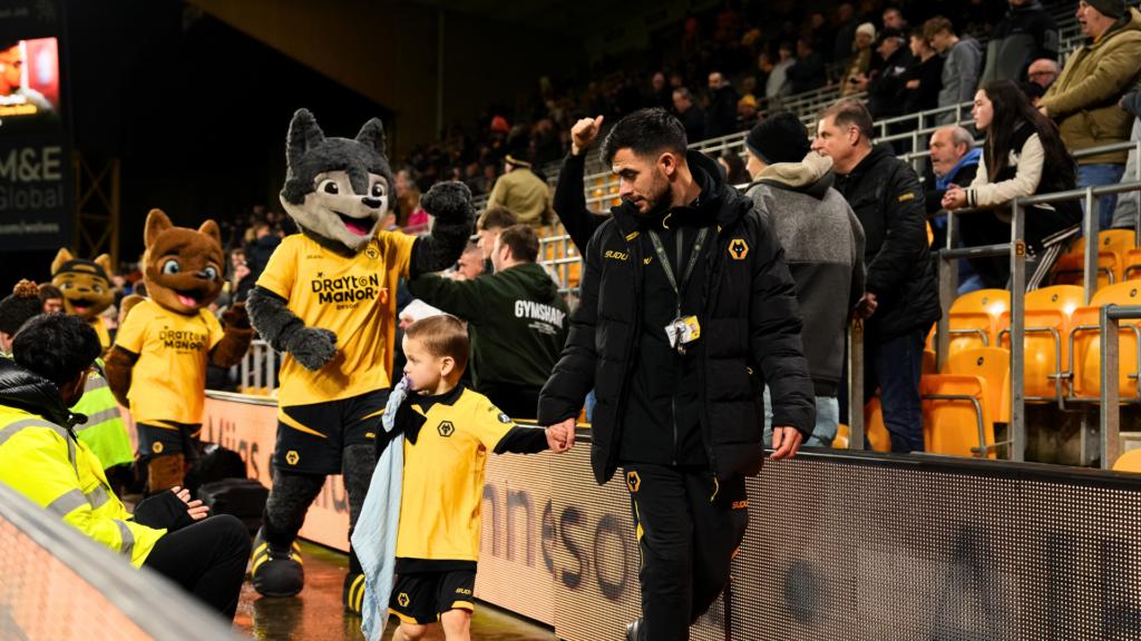 Felix shines as Wolverhampton Wanders Mascot